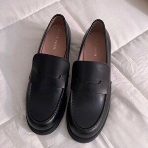 Cole Haan Black Leather Loafers